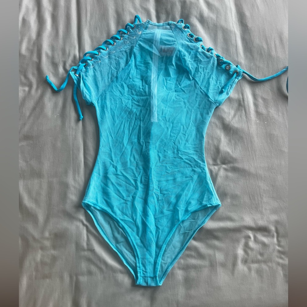 J Valentine mesh bodysuit